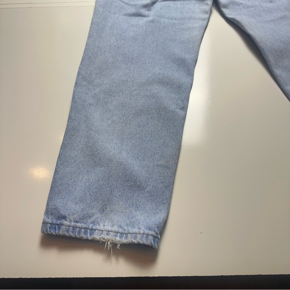 90s Y2K Dad Jeans Light Wash | Relaxed Straight Denim · Riders by Lee - Picture 12 of 13